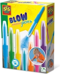 SES Creative rotuladores soplables, set creativo de 7 colores - 1 unidad
