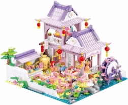 Sluban Girl's Dream Casa de té con jardín ornamental