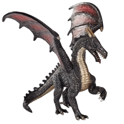 Mojo dragón de acero – figura de colección detallada