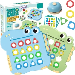 Juego Montessori dinosaurio – emparejamiento de formas WOOPIE