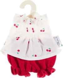 Conjunto de muselina para muñecas 21 cm Cerezas
