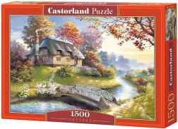 Puzzle Cabaña 1500 piezas CASTORLAND