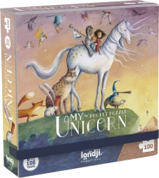 Puzzle de bolsillo Londji Unicorn - 350 piezas