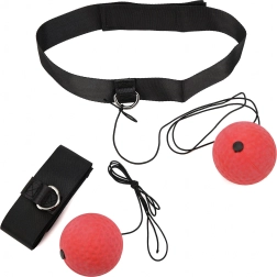 Pelota de reflejos para boxeo con cinta para la cabeza para entrenar reflejos y coordinación