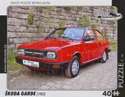 Puzle RETRO-AUTA Škoda Garde 40 piezas