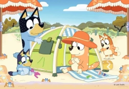 Puzzle Bluey en la playa 35 piezas