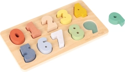 Rompecabezas de encastre de madera - Números del 0 al 9