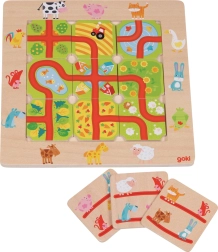 Goki juego de mesa Encuentra el camino en la granja