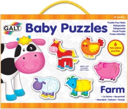 GALT puzzle para bebés granja 6×2 piezas