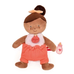 Muñeca Doudou Jolijou 18 cm naranja