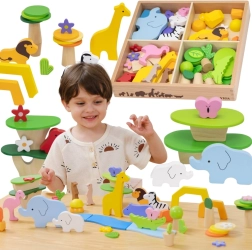 Viga set de madera Historias tropicales, 55 piezas