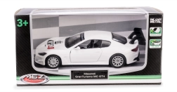 Modelo metálico MASERATI GranTurismo MC GT4 1:43 con puertas que se abren y pull-back