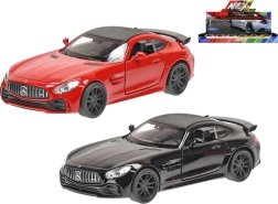 Modelo de coche metálico Mercedes-AMG GTR Welly con retroceso