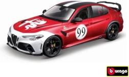 Modelo de coche de metal 1:18 BBURAGO Alfa Romeo Giulia GTAm rojo