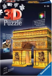 Puzzle 3D iluminado Edición nocturna Arco del Triunfo