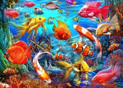 Puzzle Peces tropicales 1500 piezas