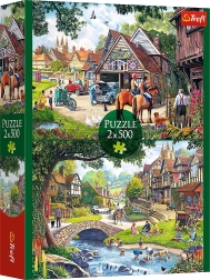 Puzzle 2×500 – Vida idílica