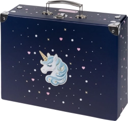 Maletín escolar plegable BAAGL Unicorn Gold