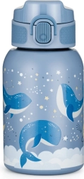 Petite&Mars termo de acero inoxidable con pajita 350 ml Whale Song