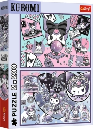 Puzzle KUROMI traviesa 2×200 piezas
