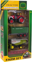 Juego de vehículos agrícolas tractor y cosechadora