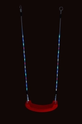 Columpio infantil de plástico con luz 2Kids Toys – rojo