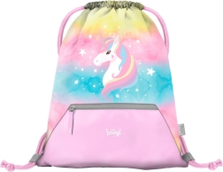 Baagl bolsa con bolsillo Rainbow Unicorn