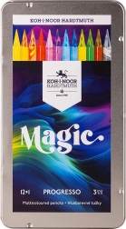 Lápices de colores artísticos Progresso Magic