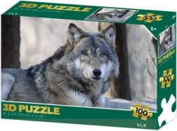Puzle 3D lobo 100 piezas