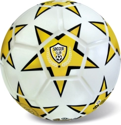Balón Soccer Club amarillo 23 cm de goma