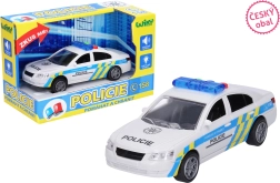 Coche de policía con efectos