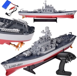 Barco de guerra RC LHD-881 a escala 1:390
