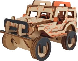 Rompecabezas 3D de madera Jeep