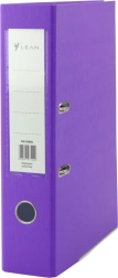 Archivador morado para documentos A4 de 80 mm con mecanismo de palanca