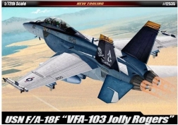 Modelo de plástico del avión F/A‑18F USN VF‑103 JOLLY ROGERS 1:72