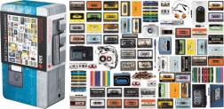Puzzle Eurographics Reproductor de casete 550 piezas en caja metálica