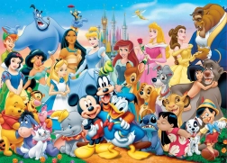 Educa puzzle de madera Disney – mundo mágico, 100 piezas