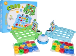 Juego de destreza Cangrejos – formas de colores y campanilla