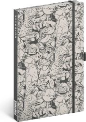 Cuaderno de notas rayado Notique Fortnite – Legends 13 × 21 cm