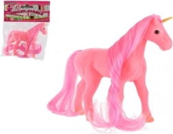 Unicornio rosa para peinar con peine 14 cm
