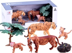 Set de figuras de safari – familia de tigres – Tigres