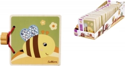 Libro ilustrado de madera para niños, 8 páginas, 8 × 8 cm