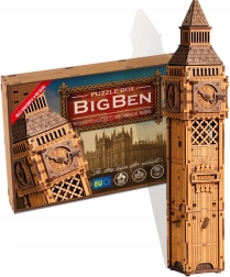 Puzzle 3D de madera escape box Big Ben, 269 piezas – WOODEN CITY