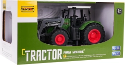 Tractor verde con cargador 1:24