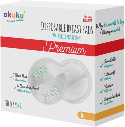 Discos de lactancia ultraabsorbentes Akuku 30 uds
