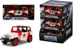 Modelo metálico Jeep Wrangler Jurassic Park 1:32 con puertas que se abren