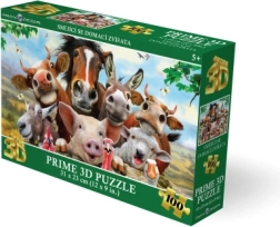 Puzzle 3D Animales domésticos sonrientes