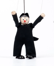 Gerlich marioneta de madera lobo Richard 12 cm
