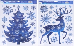 Decoración navideña para ventanas 41 × 29 cm