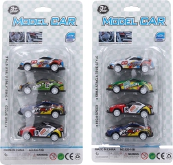 Set de coches de 6,5 cm - 4 piezas